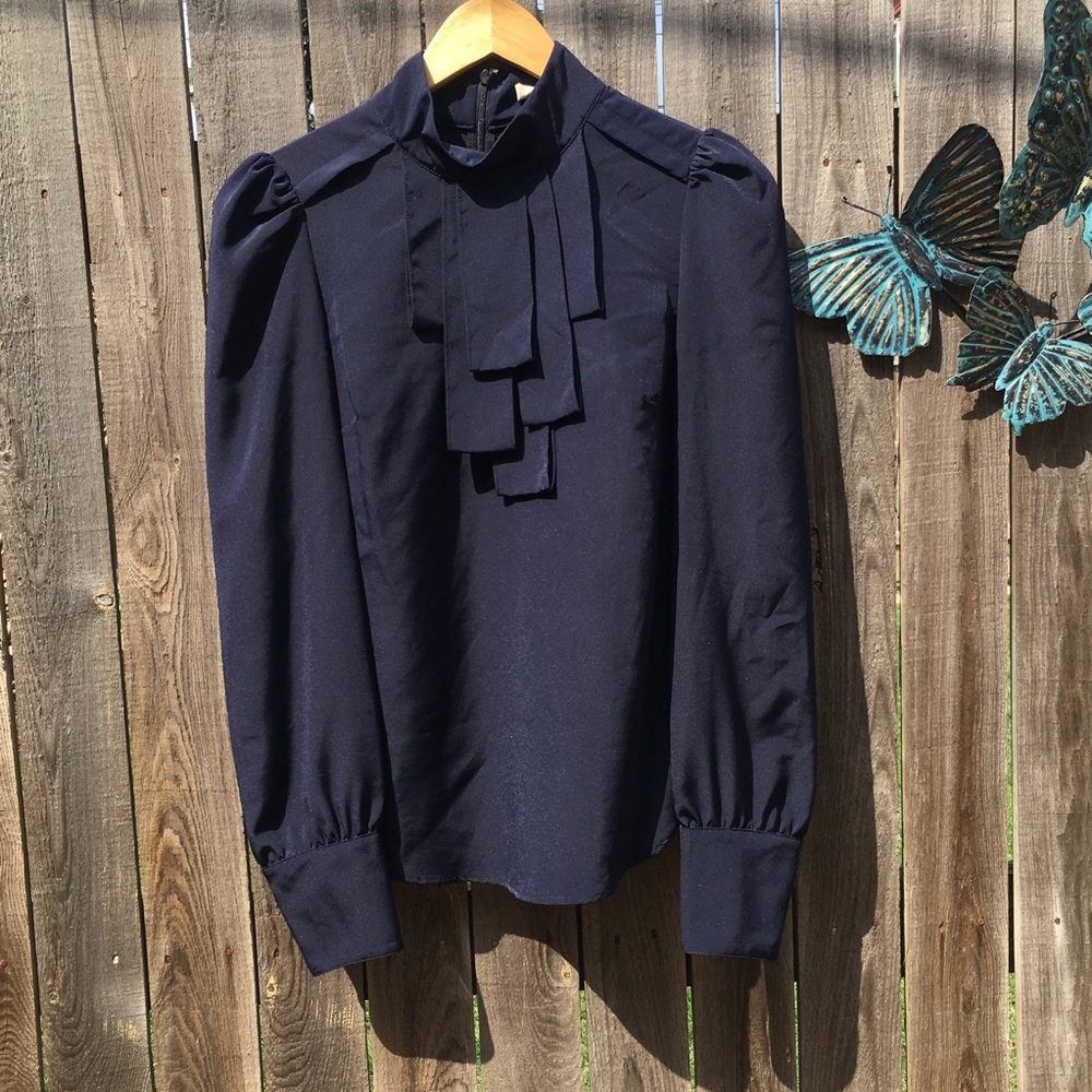 Navy blue dress shirt size 2